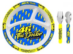 Dětský jídelní set VR46 VALEYELLOW 506303