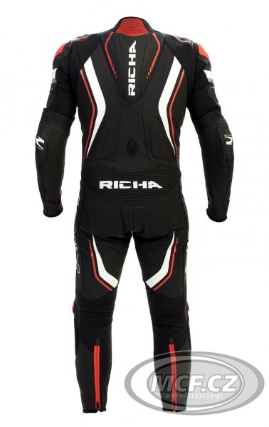 Moto kombinéza RICHA FRANCORCHAMPS jednodílná červená