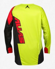Motokrosový dres ALIAS MX A1 ANALOGUE černý/chartreuse 2163-301