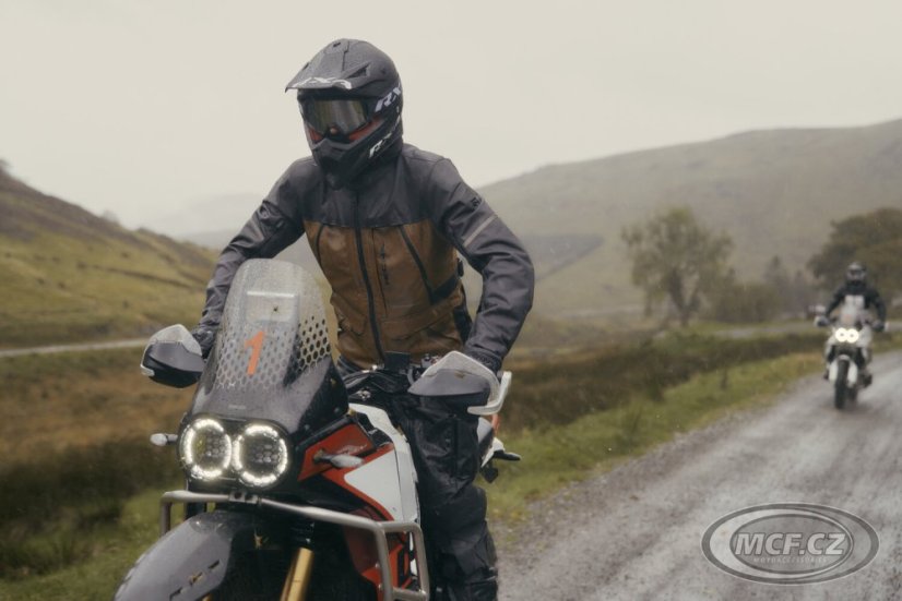 INFINITY 3 ADVENTURE JACKET brown/grey