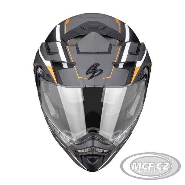 Moto přilba SCORPION ADX-2 WALT matná černo/oranžová