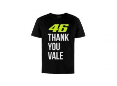 Dětské triko Valentino Rossi VR46 "Thank you Vale" černé 428204