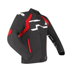 Motorcycle jacket RICHA STRADALE TEX WP black/white/red