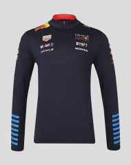 Mikina RED BULL Otl Zip tmavě modrá krátký zip TU5287