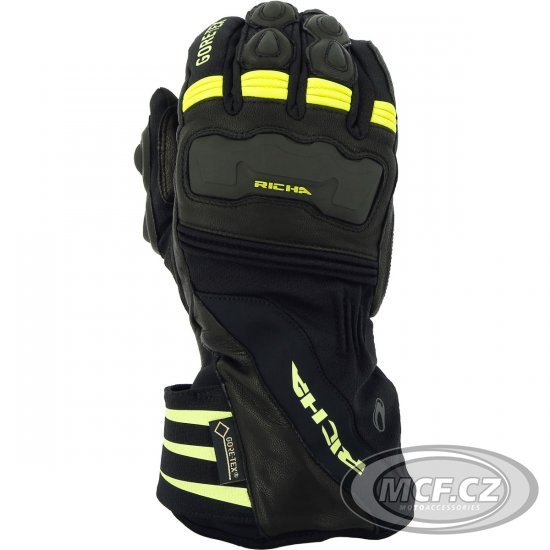 Moto rukavice RICHA COLD PROTECT Gore-Tex žluté fluo