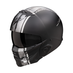 Motorcycle helmet SCORPION EXO-COMBAT II LORD matt black/silver
