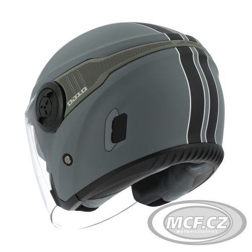 Moto přilba ASTONE DJ10-2 LINES matná tmavě šedá