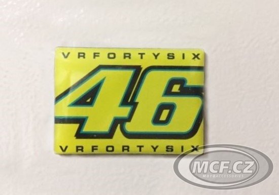 Magnet Valentino Rossi VR46 žlutý PAT601