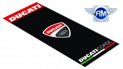 Motorcycle carpet 80x250cm DUCATI CORSE black/red 304