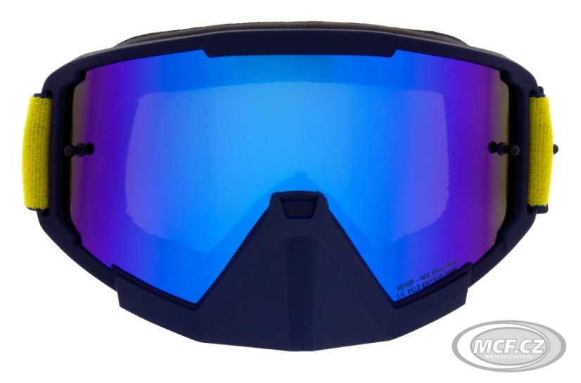 Motokrosové brýle RED BULL SPECT WHIP 015 modré s modrým sklem