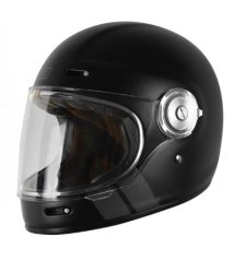 Retro helma na moto ORIGINE VEGA STRIPE černá