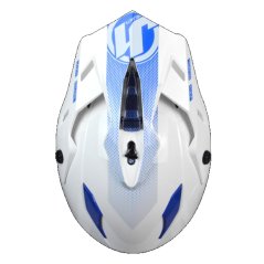 Moto přilba JUST1 J34 SHAPE modrá neon