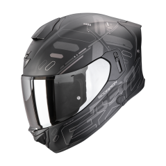 Moto přilba SCORPION EXO-530 AIR FOND matná černo/stříbrná