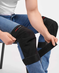 Nákoleníky REDLINE OUTLAST černé, pár