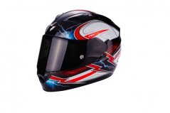 Moto přilba SCORPION EXO-1200 AIR FULGUR černo/bílo/červená