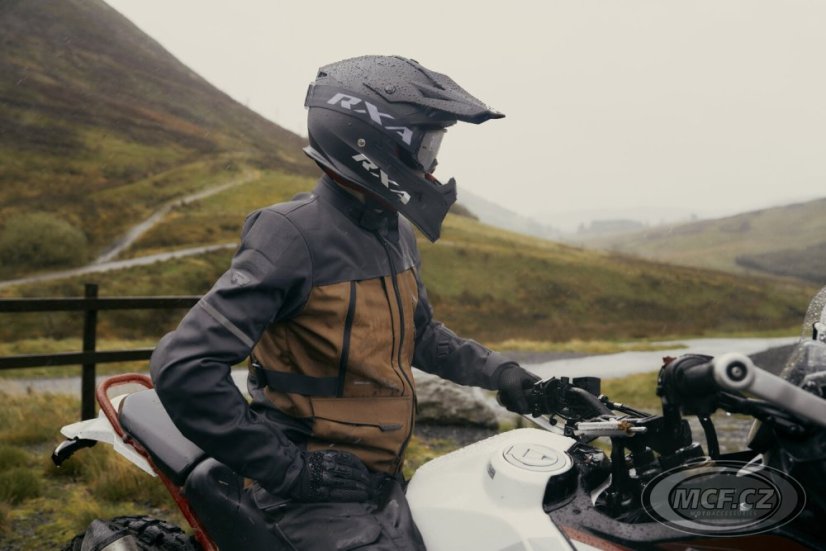 INFINITY 3 ADVENTURE JACKET brown/grey