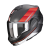 Moto přilba SCORPION EXO-TECH EVO CARBON GENUS matná černo/červená