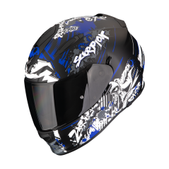 Moto přilba SCORPION EXO-491 SPECTOR matná černo/modrá