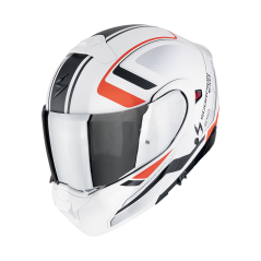 Motorcycle helmet SCORPION EXO-930 EVO ARDENS matt white/black/red
