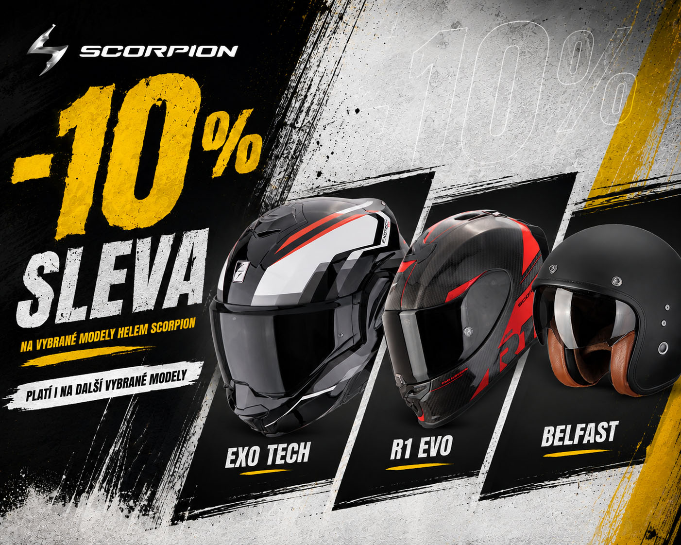 Vyber si helmu SCORPION
