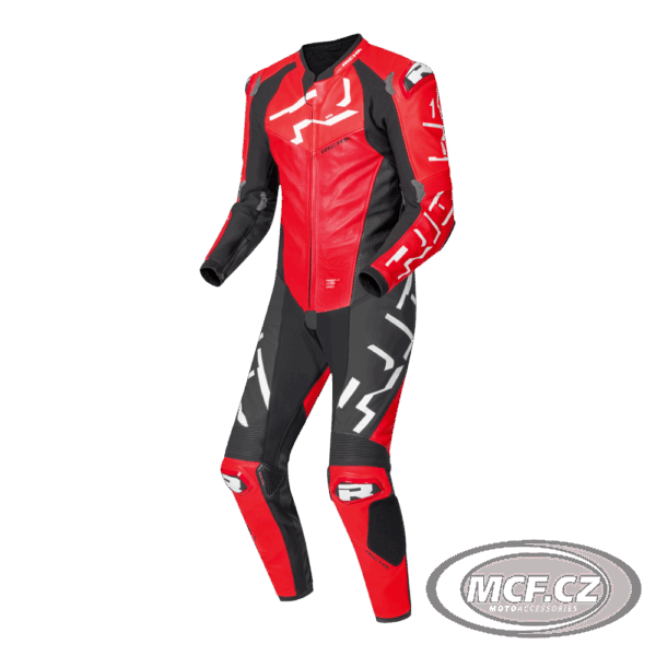 Moto kombinéza RICHA STRADALE GP jednodílná fluo červená