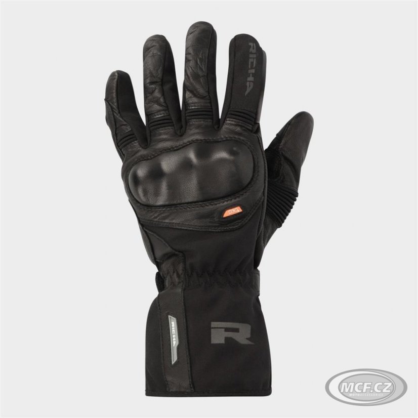 Moto rukavice RICHA HYPERCANE Gore-Tex černé