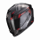 Moto přilba SCORPION EXO-1400 EVO AIR SHELL černo/červená