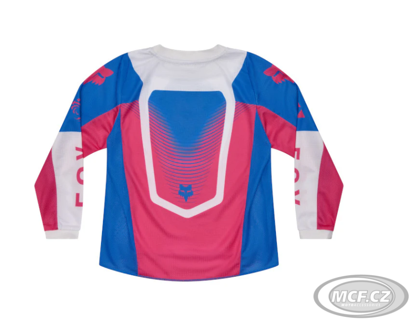 Dětský dres FOX 180 Jersey Kids Collect modro/bílo/růžový 36331-A01