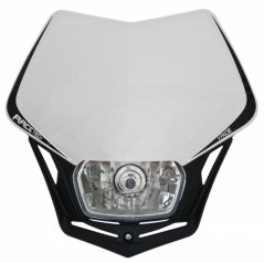 Maska na moto RTECH V-FACE bílá