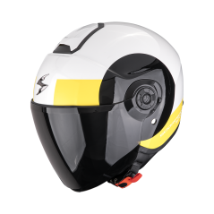Motorcycle helmet SCORPION EXO-CITY II SHEER white/black/yellow