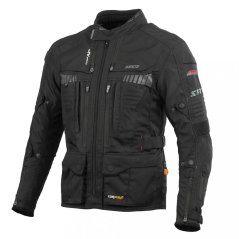 Moto bunda SECA X-TOUR černá - nadměrná velikost