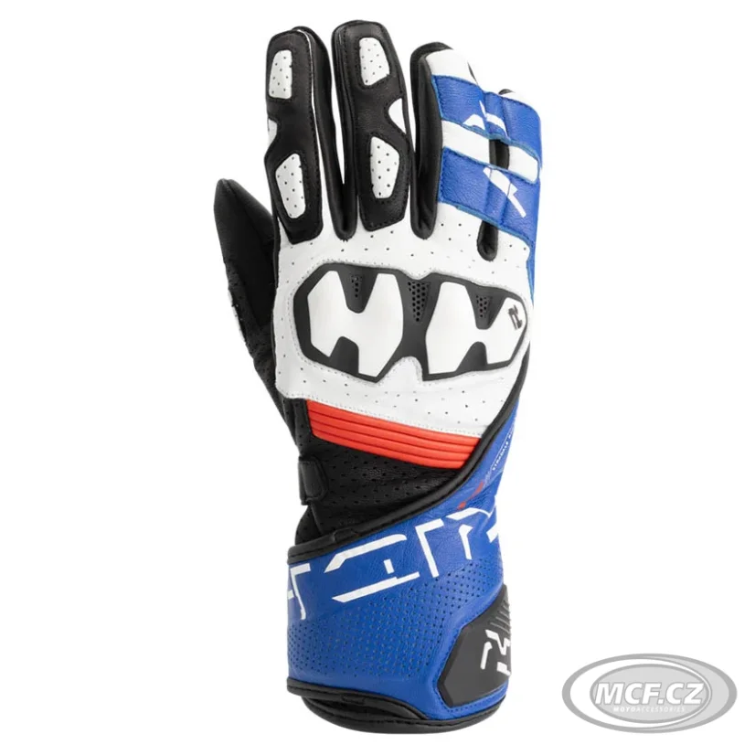 Moto rukavice RICHA RS-86 modro/červené