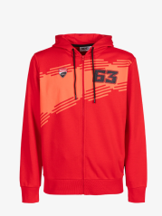 Mikina VR46 BAGNAIA 63 Ducati Corse červená 531907