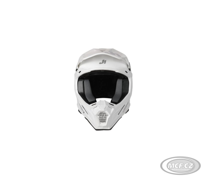 Moto přilba JUST1 J22F solid bílá