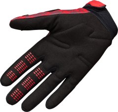 Dětské moto rukavice FOX 180 ABYSS fluo červené 40558-110