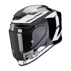Moto přilba SCORPION EXO-R1 EVO AIR BLAZE černo/bílá