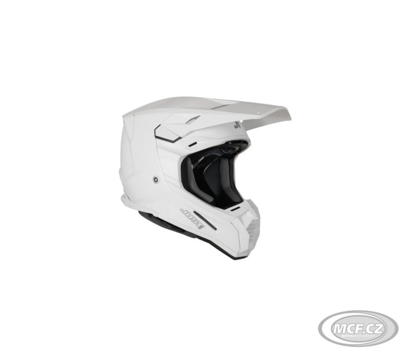 Moto přilba JUST1 J22F solid bílá