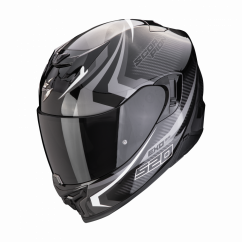 Moto přilba SCORPION EXO-520 EVO AIR TERRA černo/stříbrno/bílá