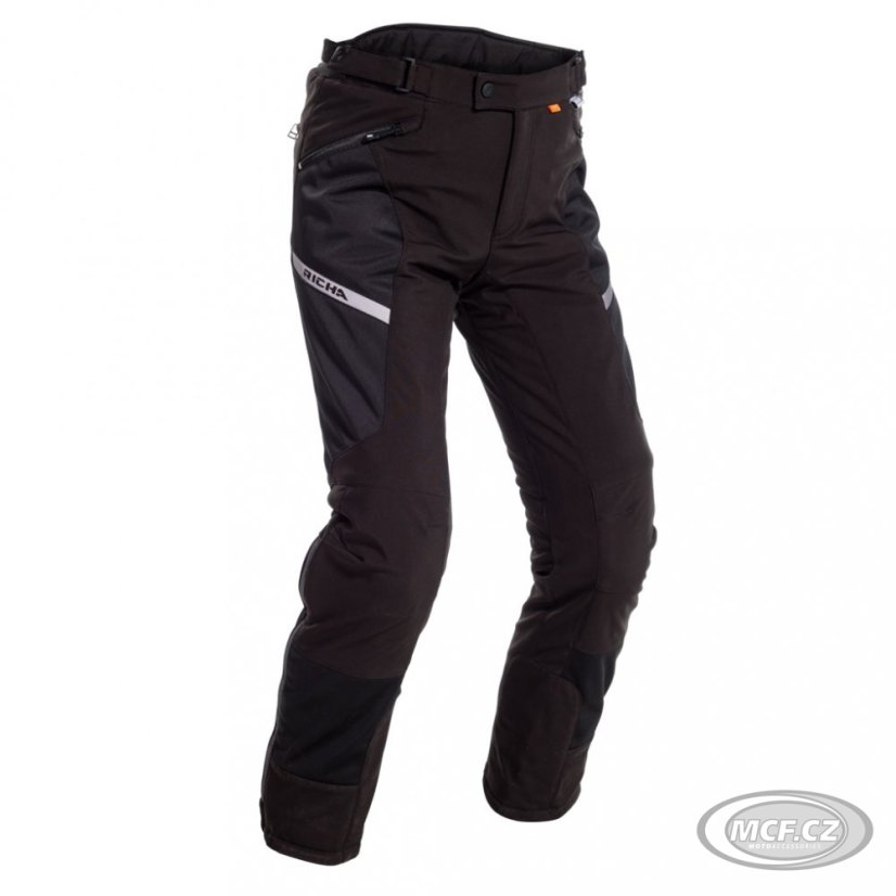 Moto kalhoty RICHA SOFTSHELL MESH WP černé