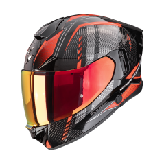 Moto přilba SCORPION EXO-530 AIR THERAS metalická černo/červená