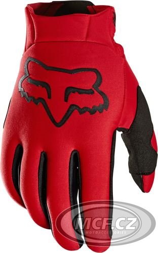 Moto rukavice FOX LEGION THERMO neonově červené 28699-110