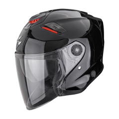 Motorcycle helmet SCORPION EXO-GT JET solid metallic black
