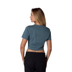 Dámské triko FOX Checker Baby Tee tmavě/kobaltově modré 39409-387