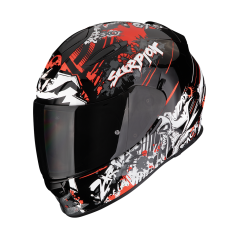 Moto přilba SCORPION EXO-491 SPECTOR černo/červená