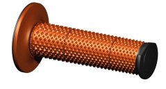 Rukojeti na moto RTECH FULL DIAMOND oranžovo/černé