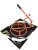 Motorcycle carpet 80x100cm Hurly HUSQVARNA TC 2T black/yellow