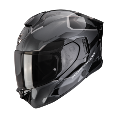 Moto přilba SCORPION EXO-530 AIR CLIP stříbrno/černá