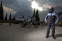 Moto bunda ELEVEIT MUD MAXI černo/šedá