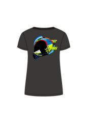 Dámské triko Valentino Rossi VR46 Winter test šedé 420120