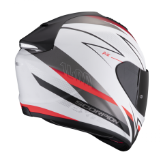 Moto přilba SCORPION EXO-1400 EVO AIR THELIOS matná bílo/červená